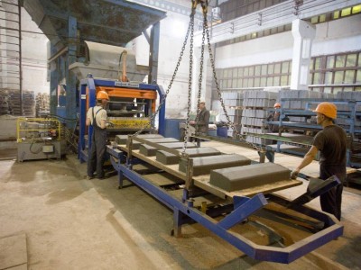 Крупное производство изделий из бетона