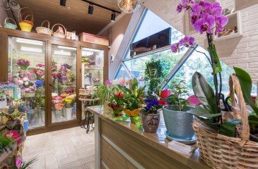 Цветочный магазин в центре Красноярска